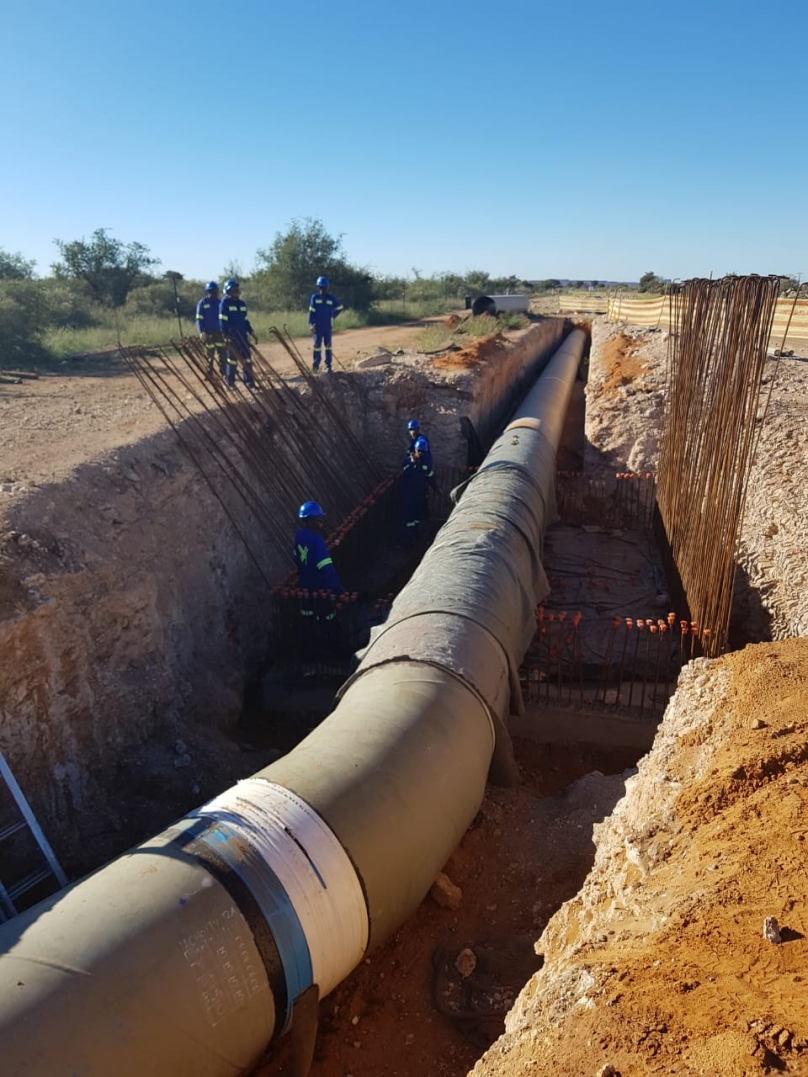 Construction of Bulk Link Pipeline and Sewer Bulk Services for Dibeng , Kathu Phase 1a and 1b